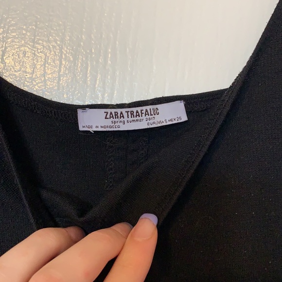 Zara black bodycon dress - Picture 2 of 2